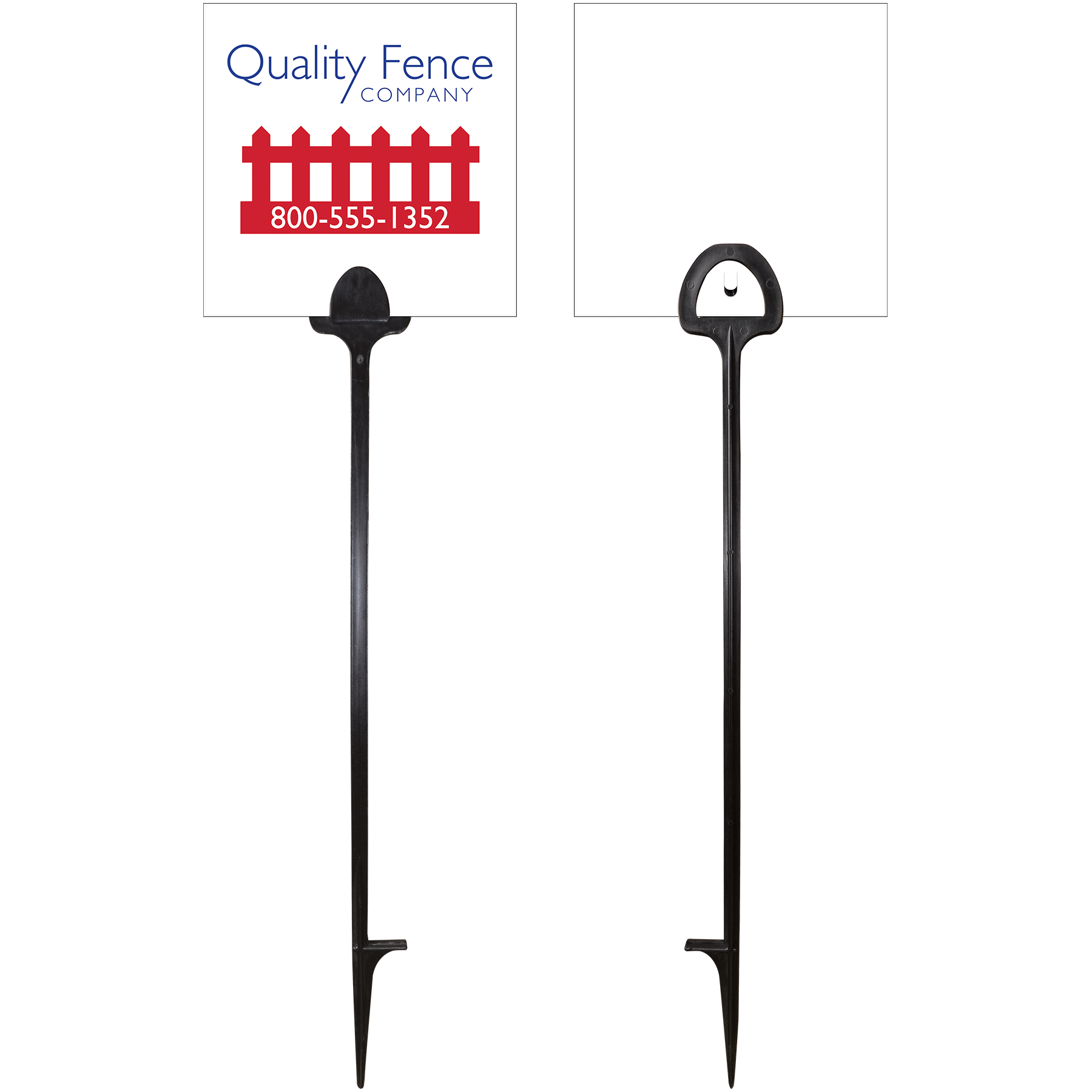 6" x 6" Value Marking Signs - Two Color, Front Only 5