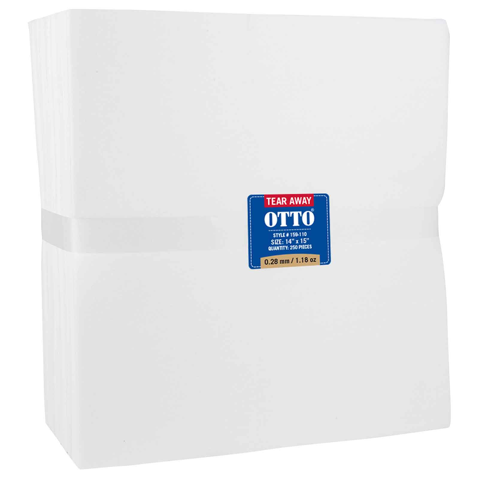 OTTO Embroidery Stabilizer Backing Tear Away Sheets 1