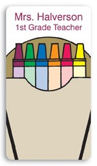 Laminated Personalized Name Badge (1.75"X3.125") Rectangle