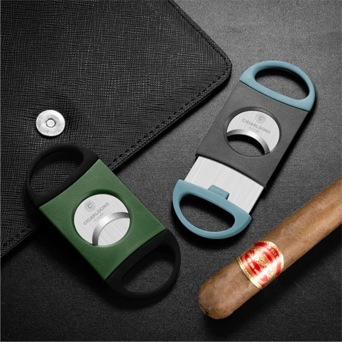 Stainless Steel Double Blade Cigar Cutter 3