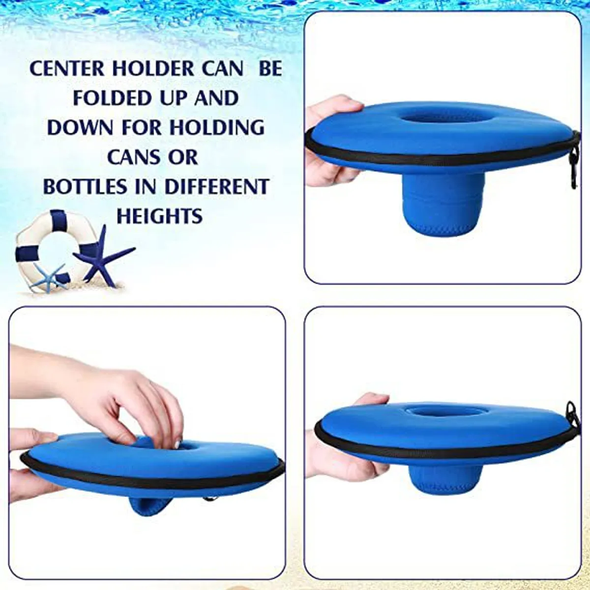 Floating Drink Holder Floating Coaster For Swimming Pool 2