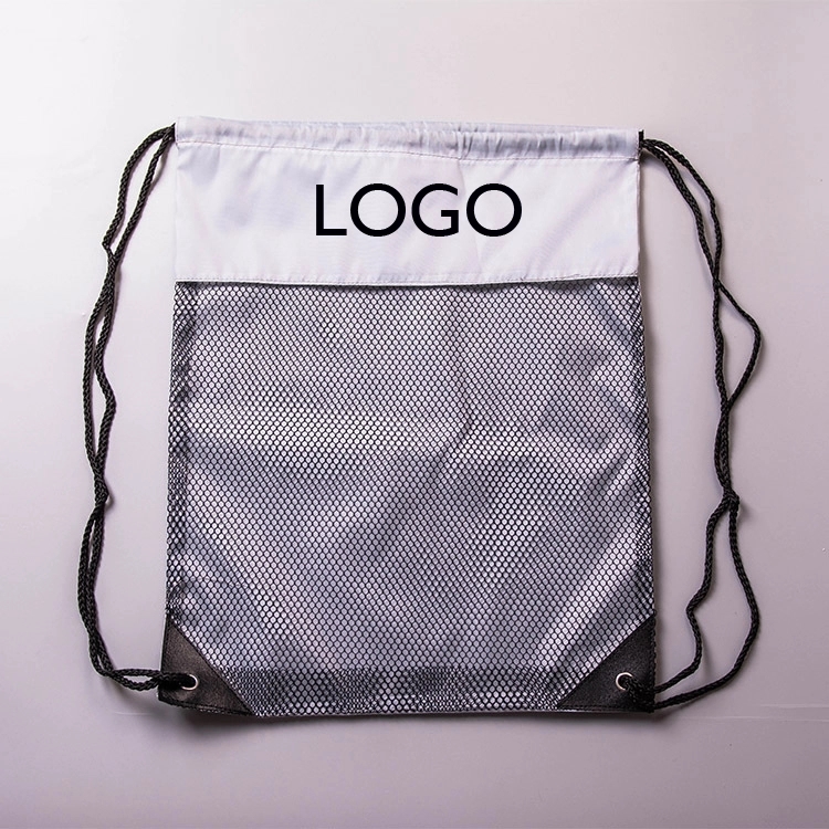 Polyester Mesh Drawstring Backpack 5