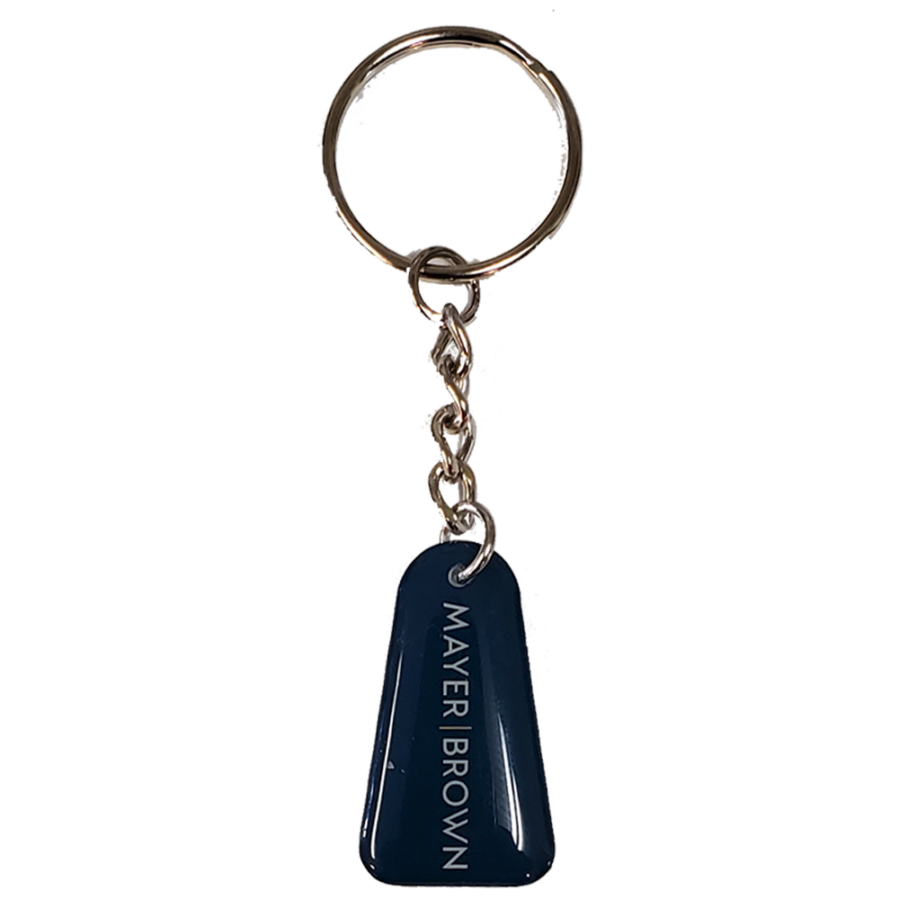 Key Chain / Tag, custom single sided imprint up to 1 Sq. In. 2