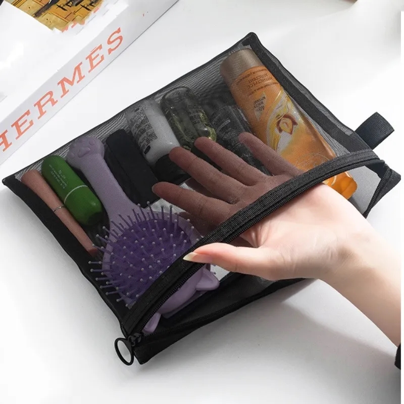 Transparent Mesh Makeup Bag 3