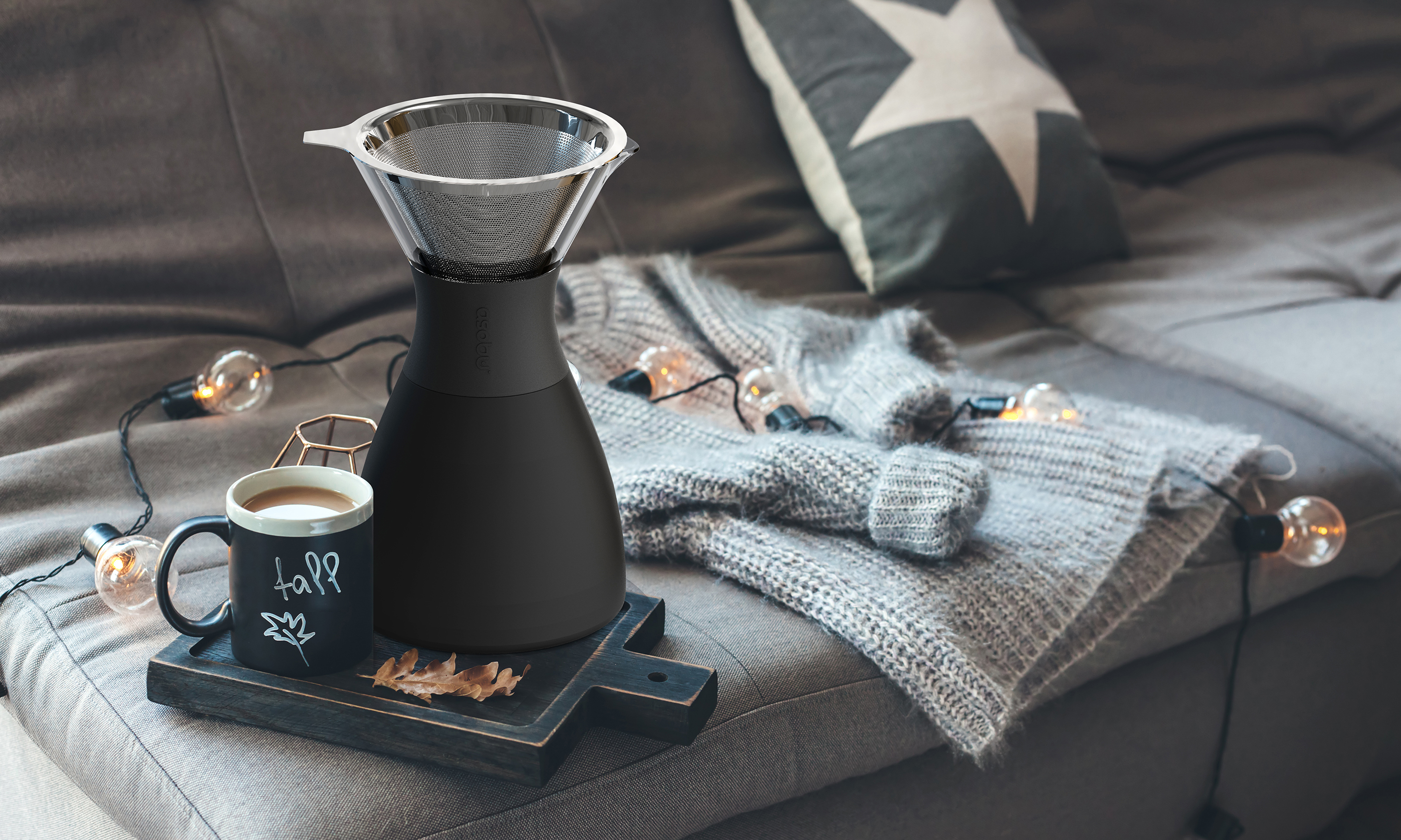 Asobu 40 Oz. Pourover Insulated Coffee Maker 19