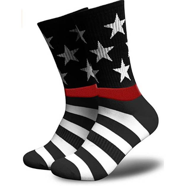 Unisex Cotton American Flag Socks 5