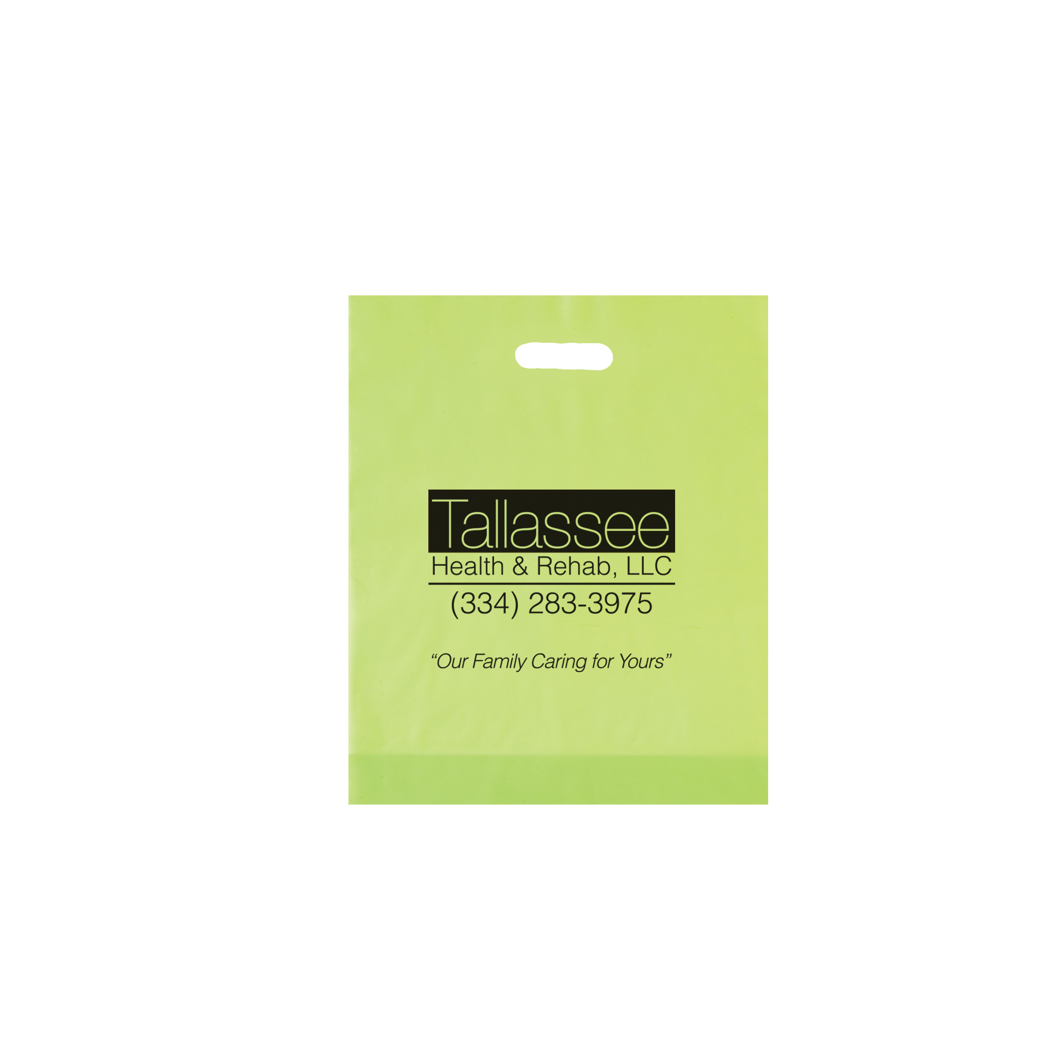 Non Reinforced HDPE Frosted Die Cut Bag 11