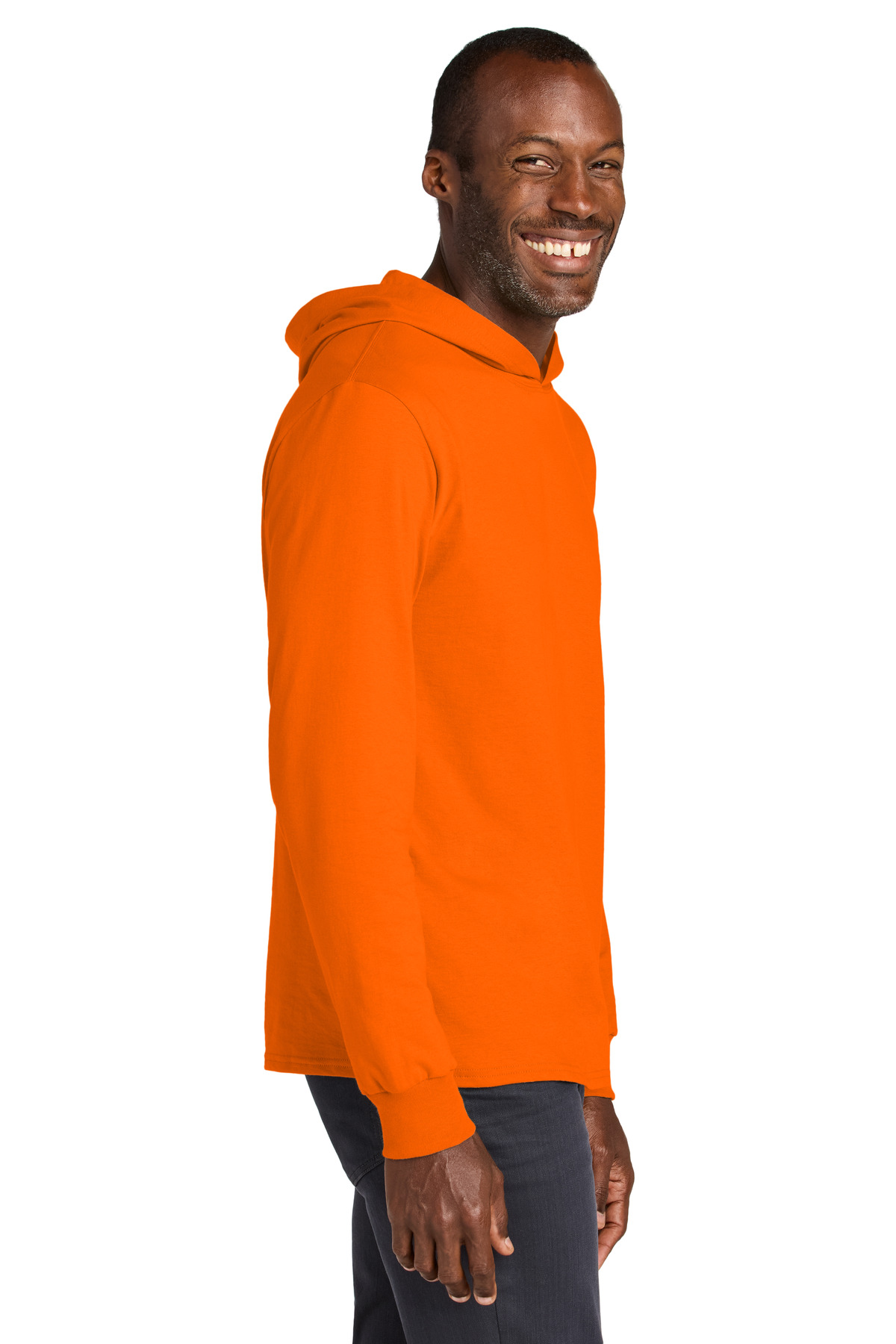 Jerzees Classics Unisex Cotton Long Sleeve Hooded T-Shirt 363LH 17