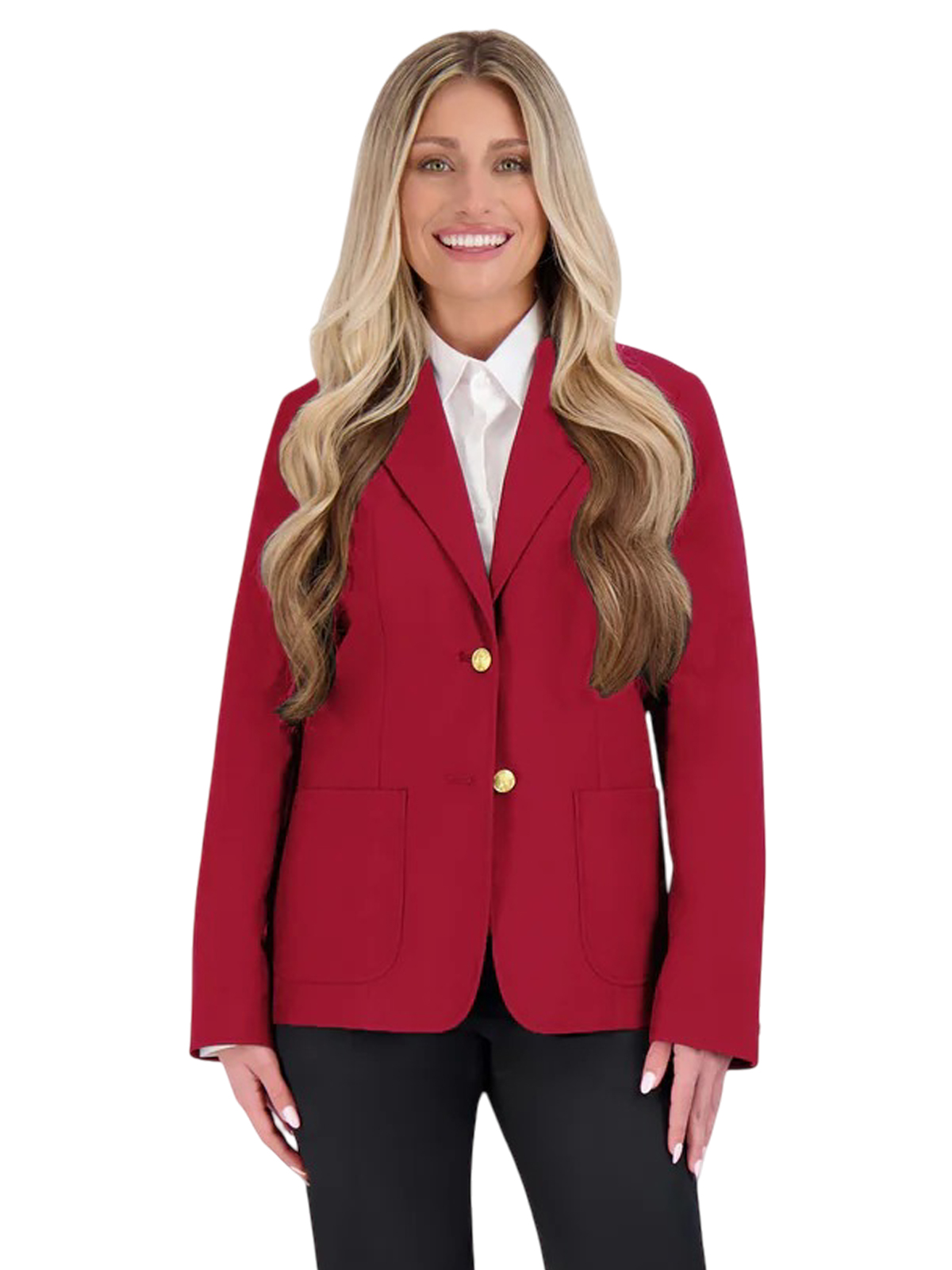 Executive Apparel Blazers - Women's 6-Pocket Single-Breasted Blazer 6