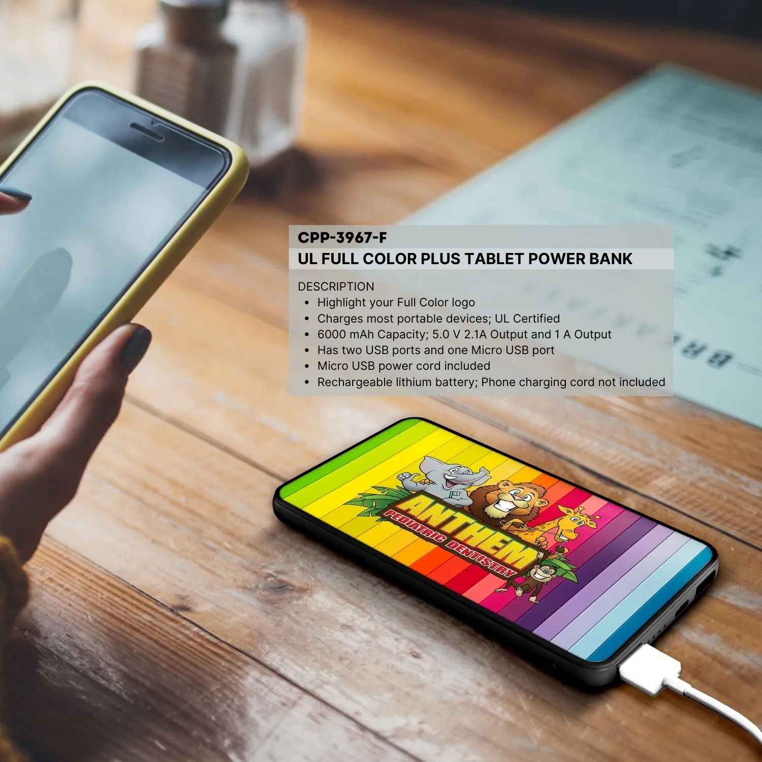 UL FULL COLOR PLUS TABLET POWER BANK 7