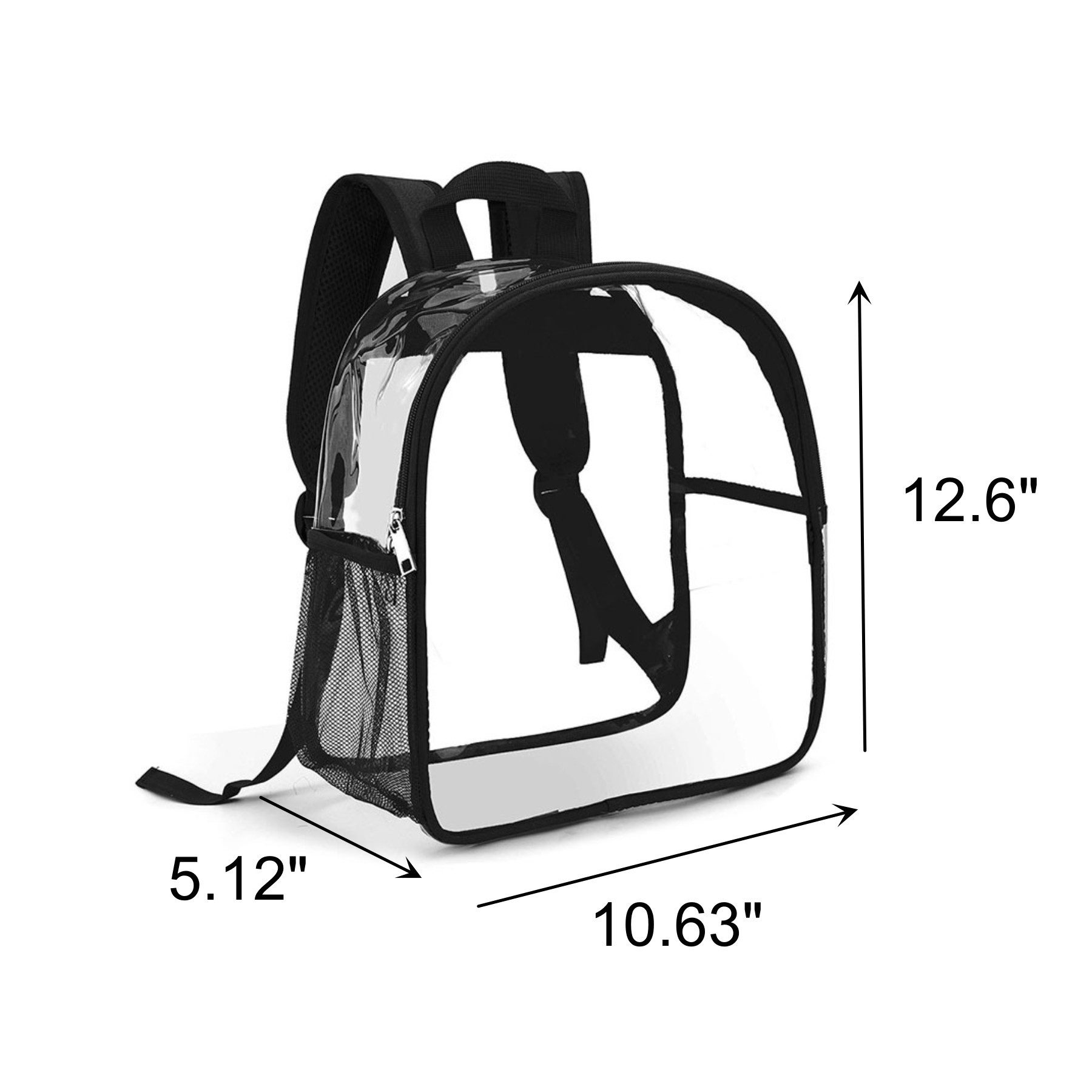 Water Resistant Clear PVC Backpack 2