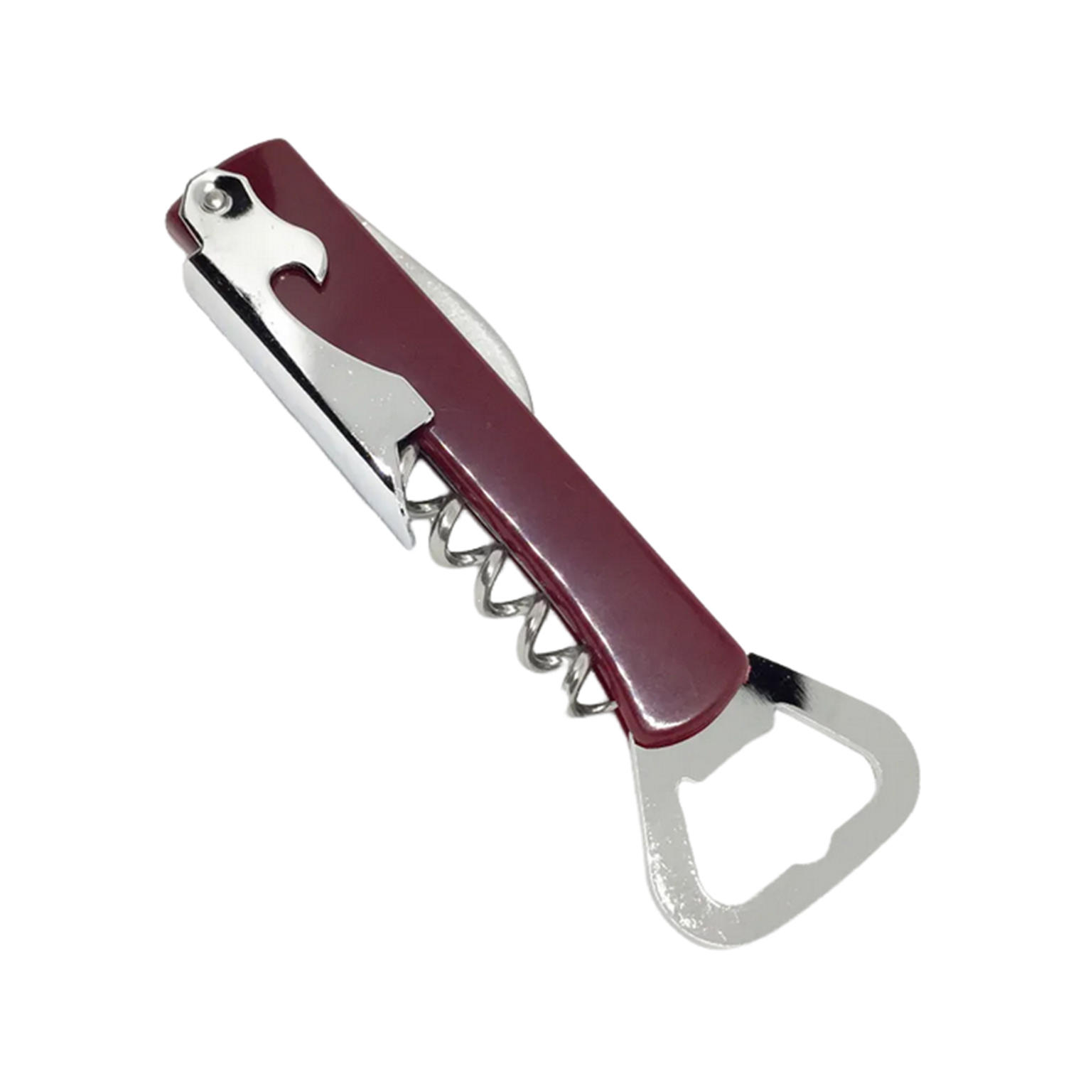 Foldable Corkscrew and Bottle Opener with Knife 4