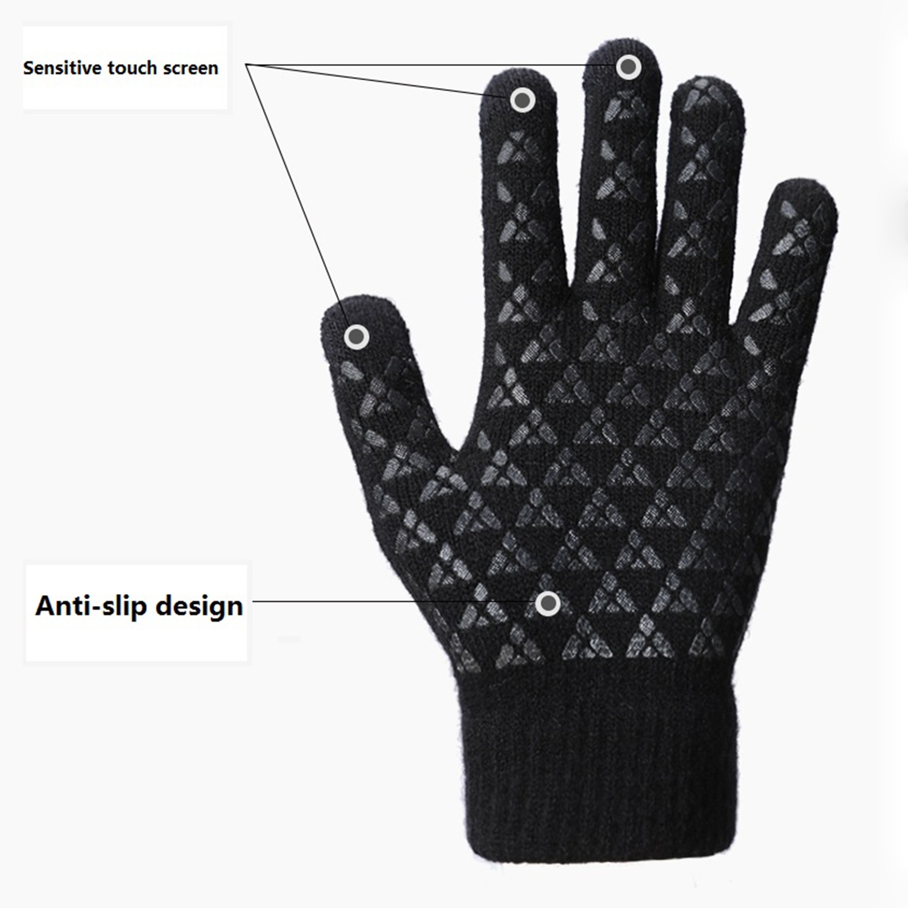 Touch Screen Anti-Slip Glove 2