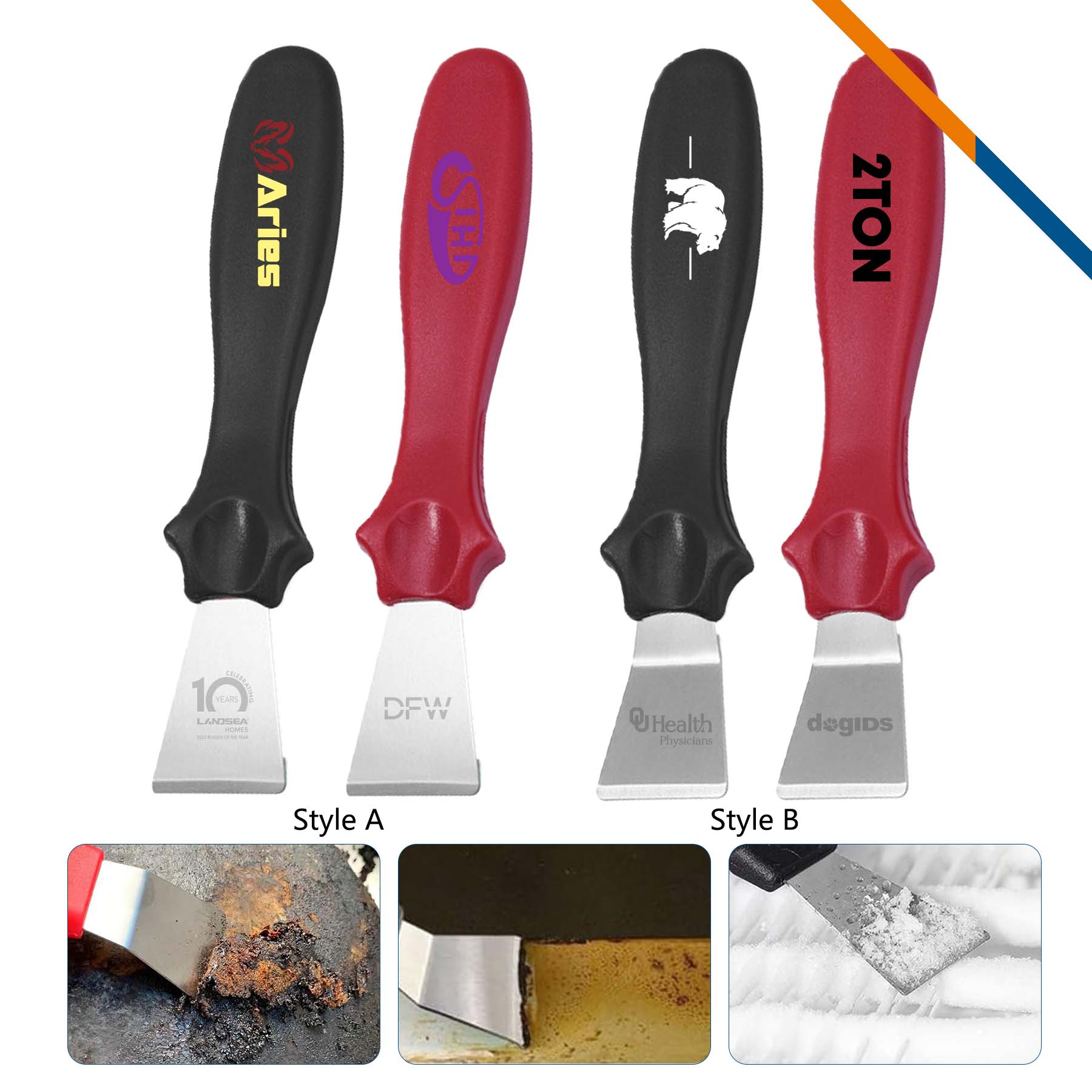Perex Stainless Steel Cleaning Spatula 2
