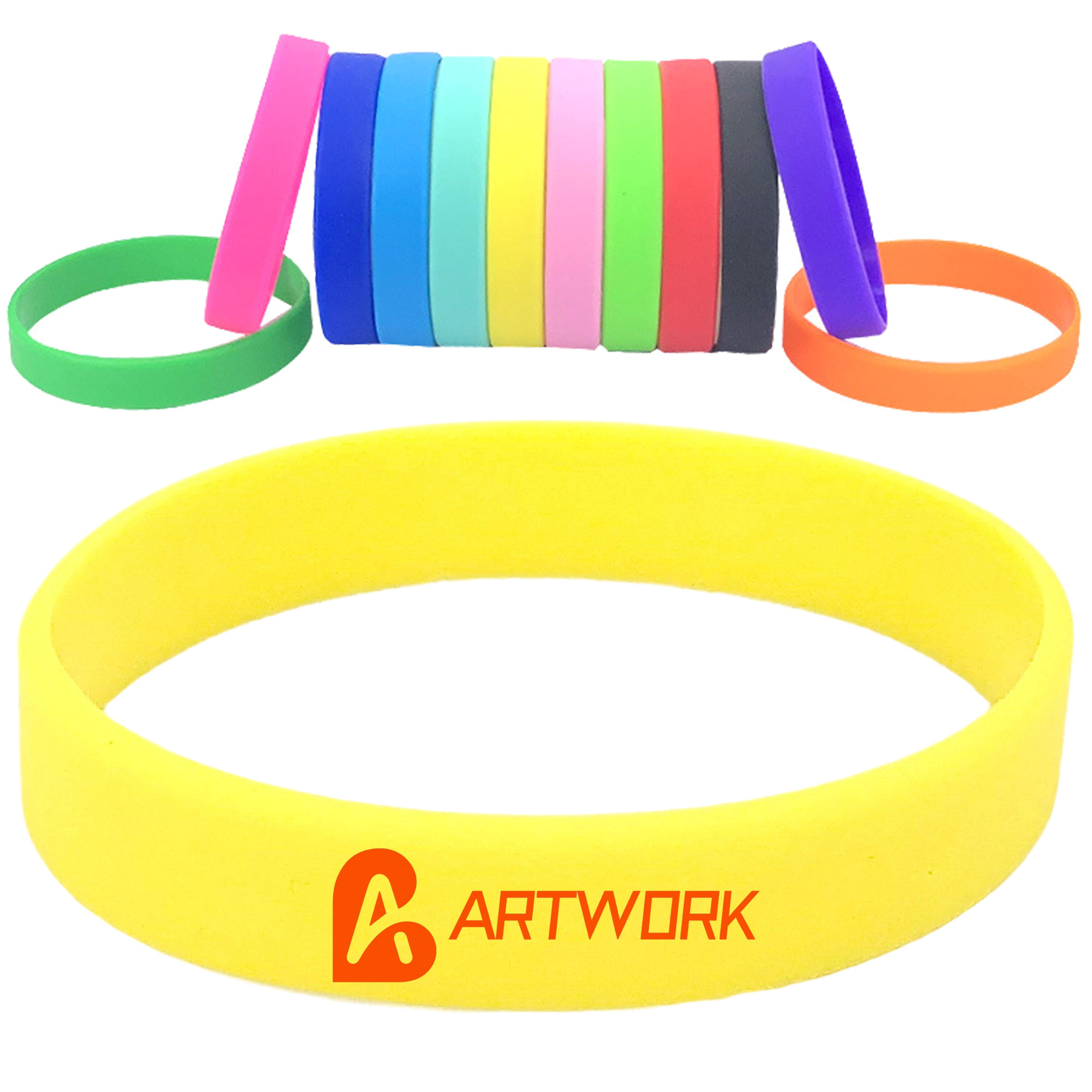 Sports Colorful Silicone Wristband 15