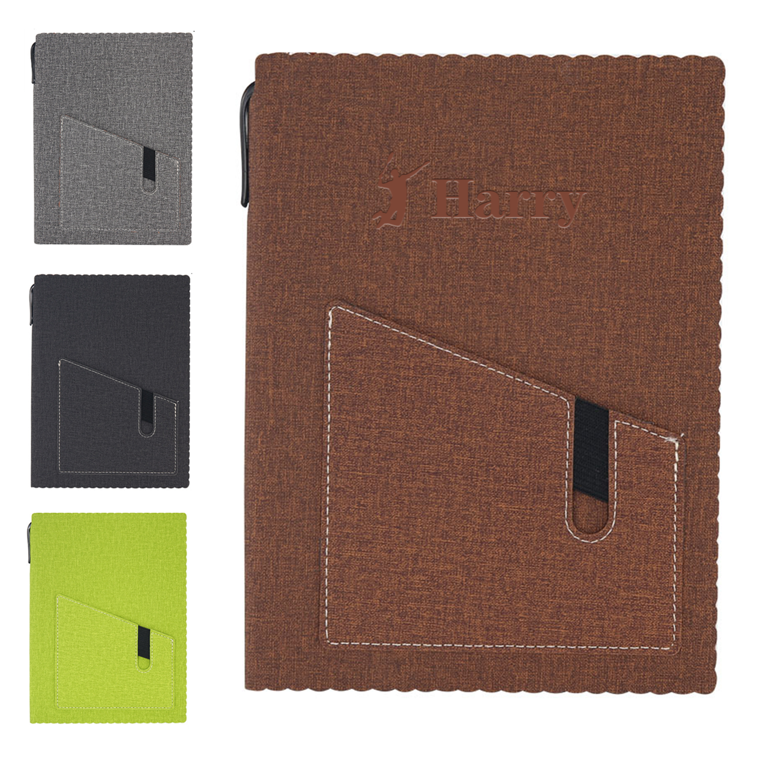 A5 Pu Left Insertable Pen Journal Notebook 1