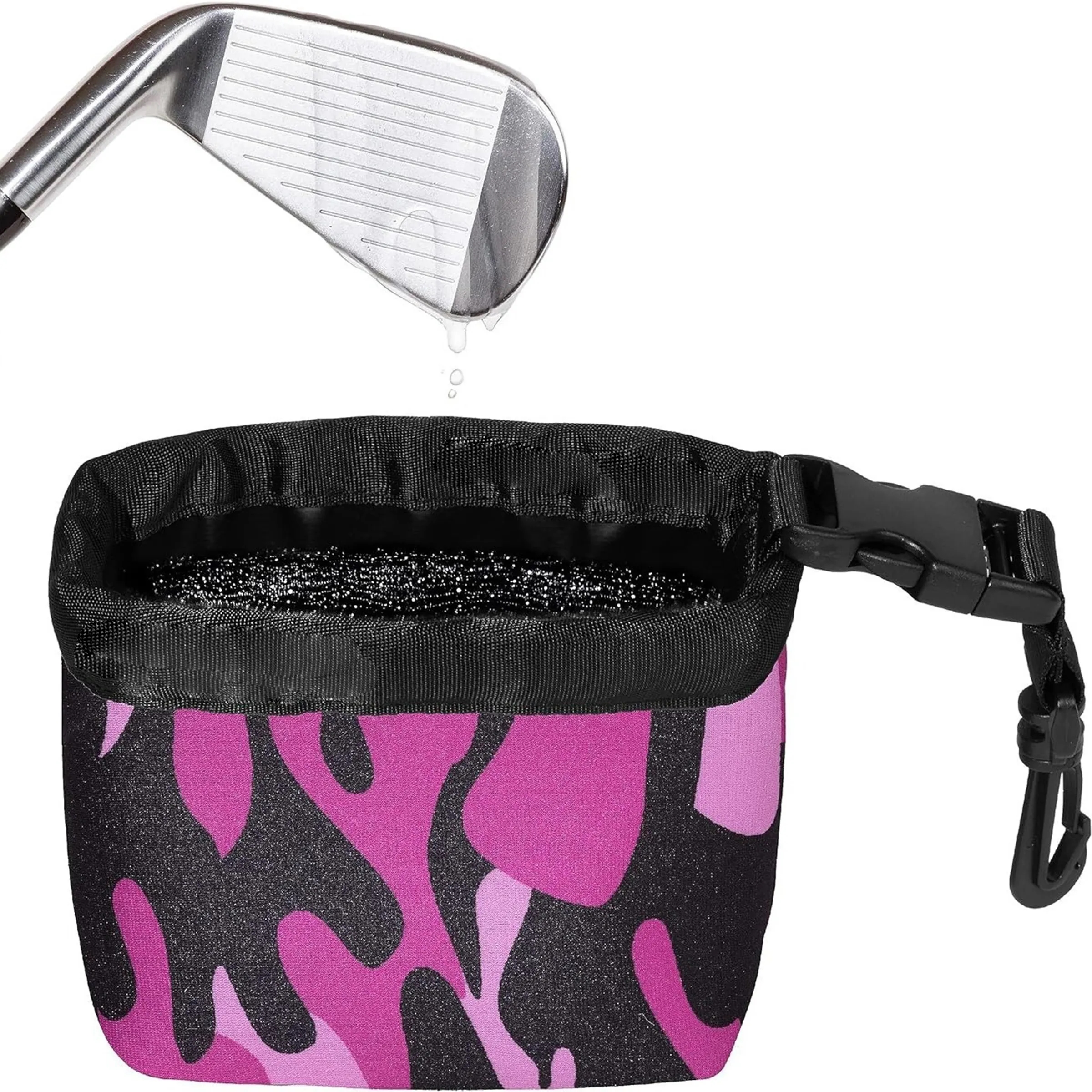 Microfiber Portable Golf Cleaning Bag 10