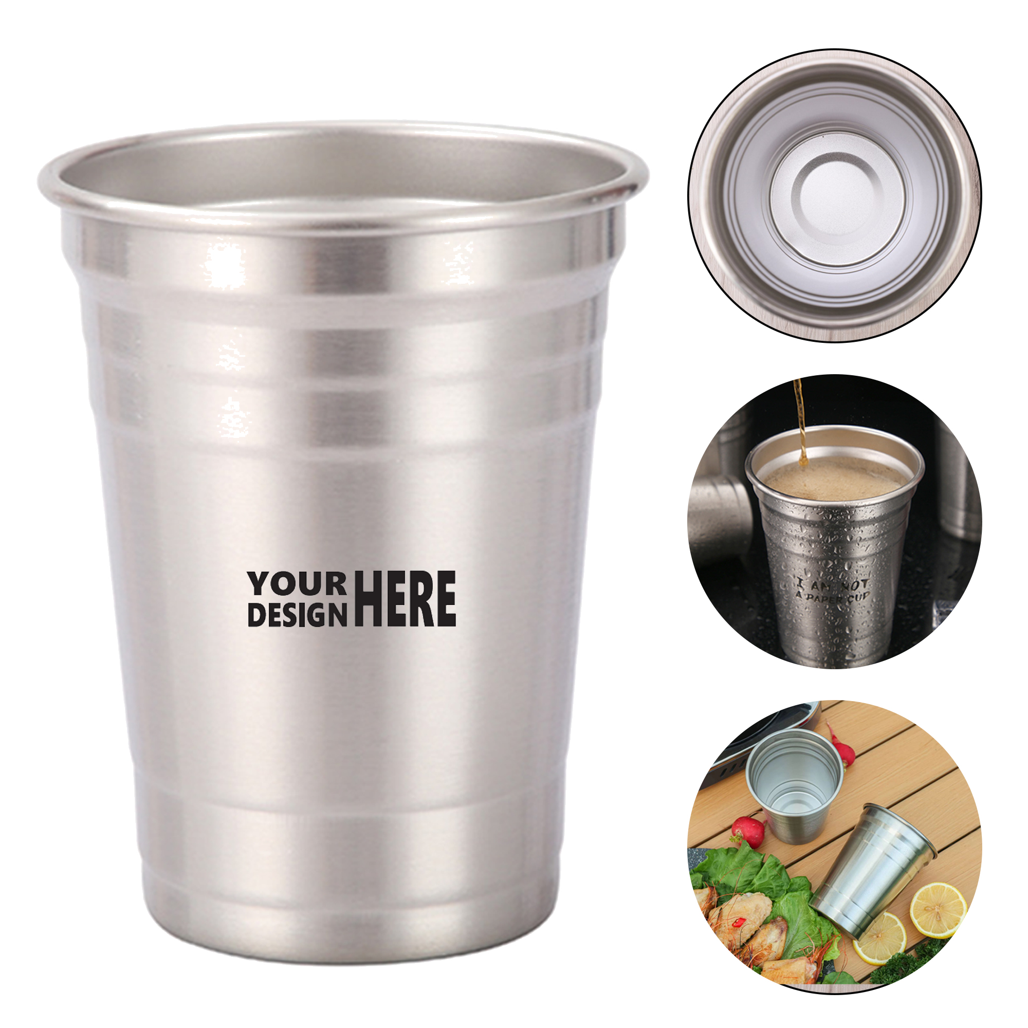 Stainless Steel Cup Laser Engraved MOQ 50 2