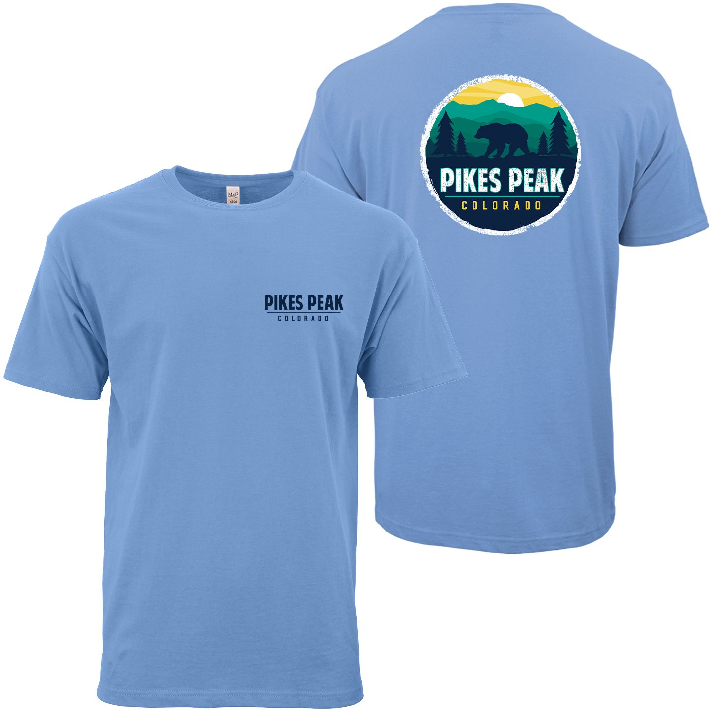 M&O UNISEX GOLD SOFT T-SHIRT 100% COTTON FULL CLR 15