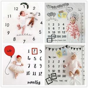 Month Photo Background Baby Milestone Blanket 3