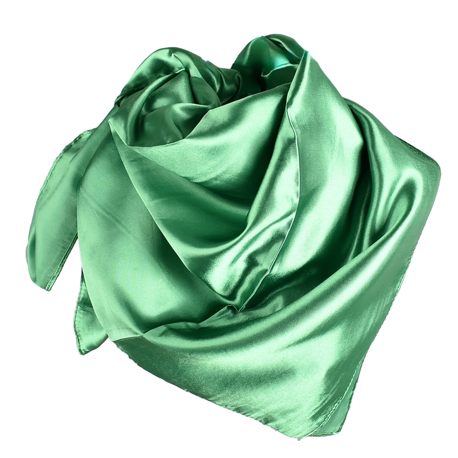 Solid Color Imitation Silk Large Square Scarf 2
