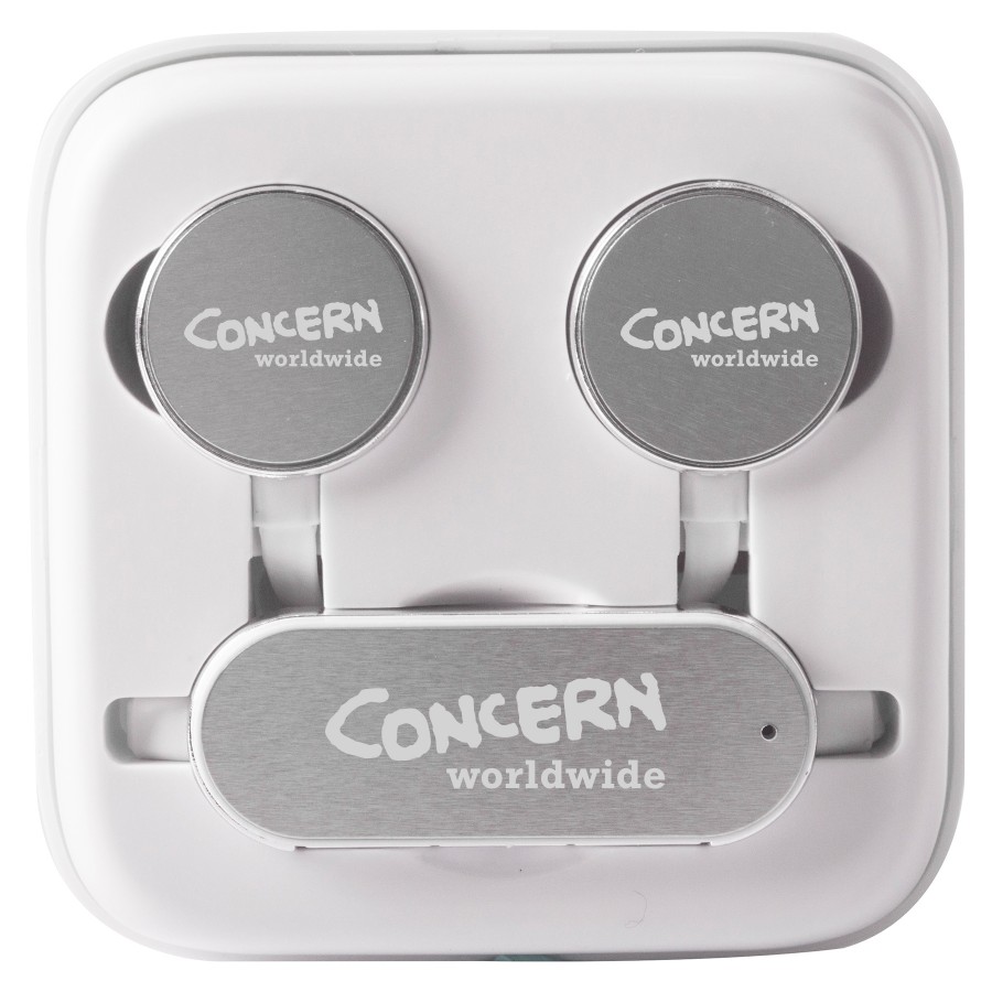 PulsePods Bluetooth Earbuds With Built In Microphone, Support Full Color Logo 2