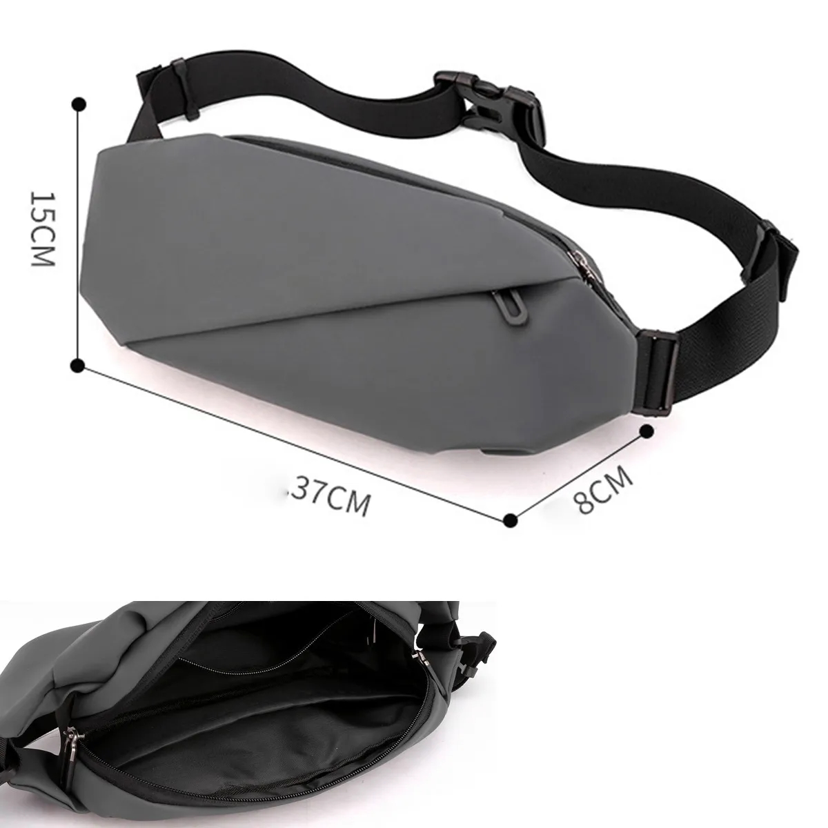 Portable Fanny Pack Crossbody Sling Sport Backpack Belt Bag 3