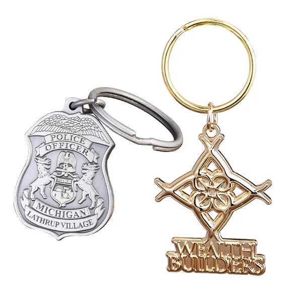 1.75" Die Struck 2D Key Chain 2