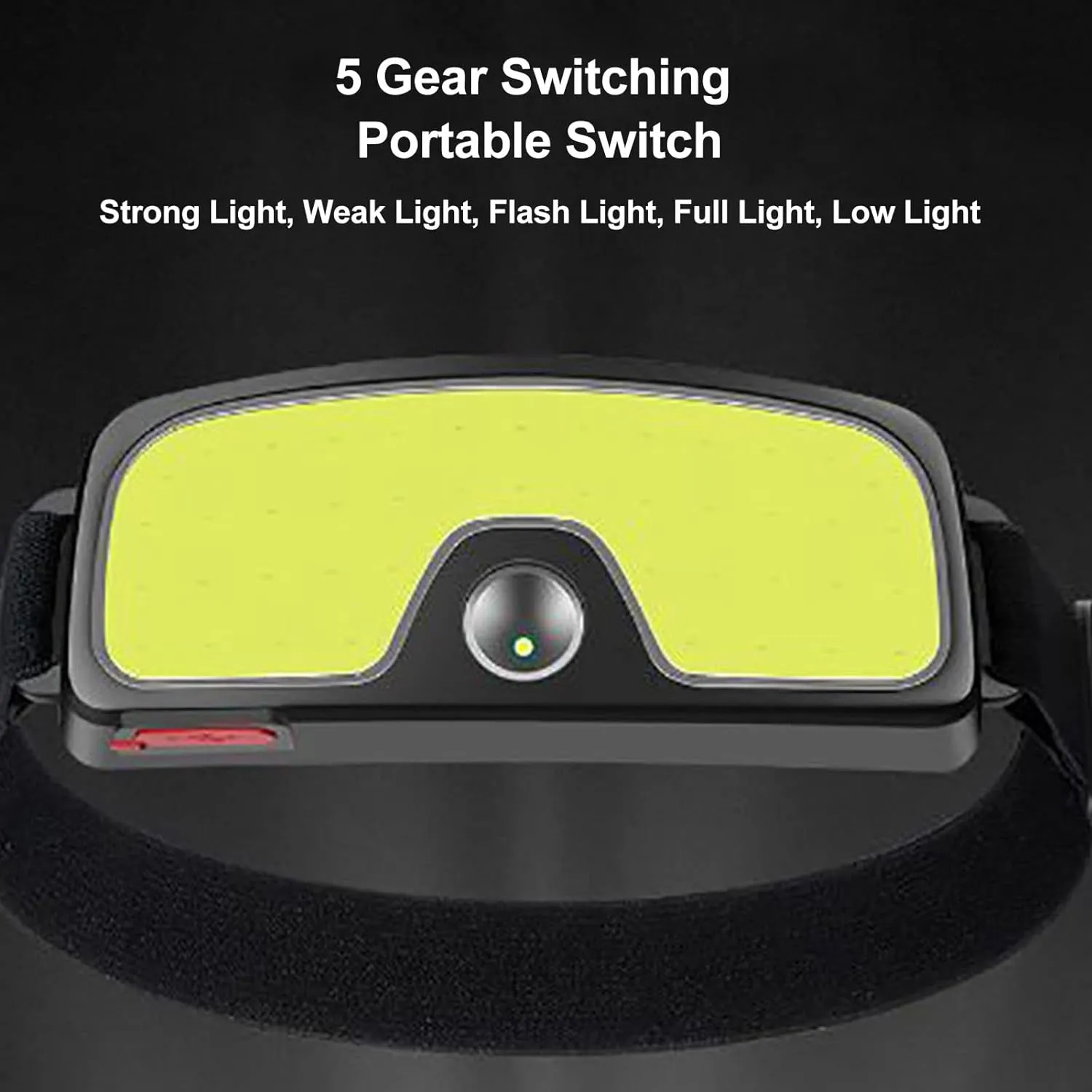 Rechargeable COB Floodlight HeadLamp 3