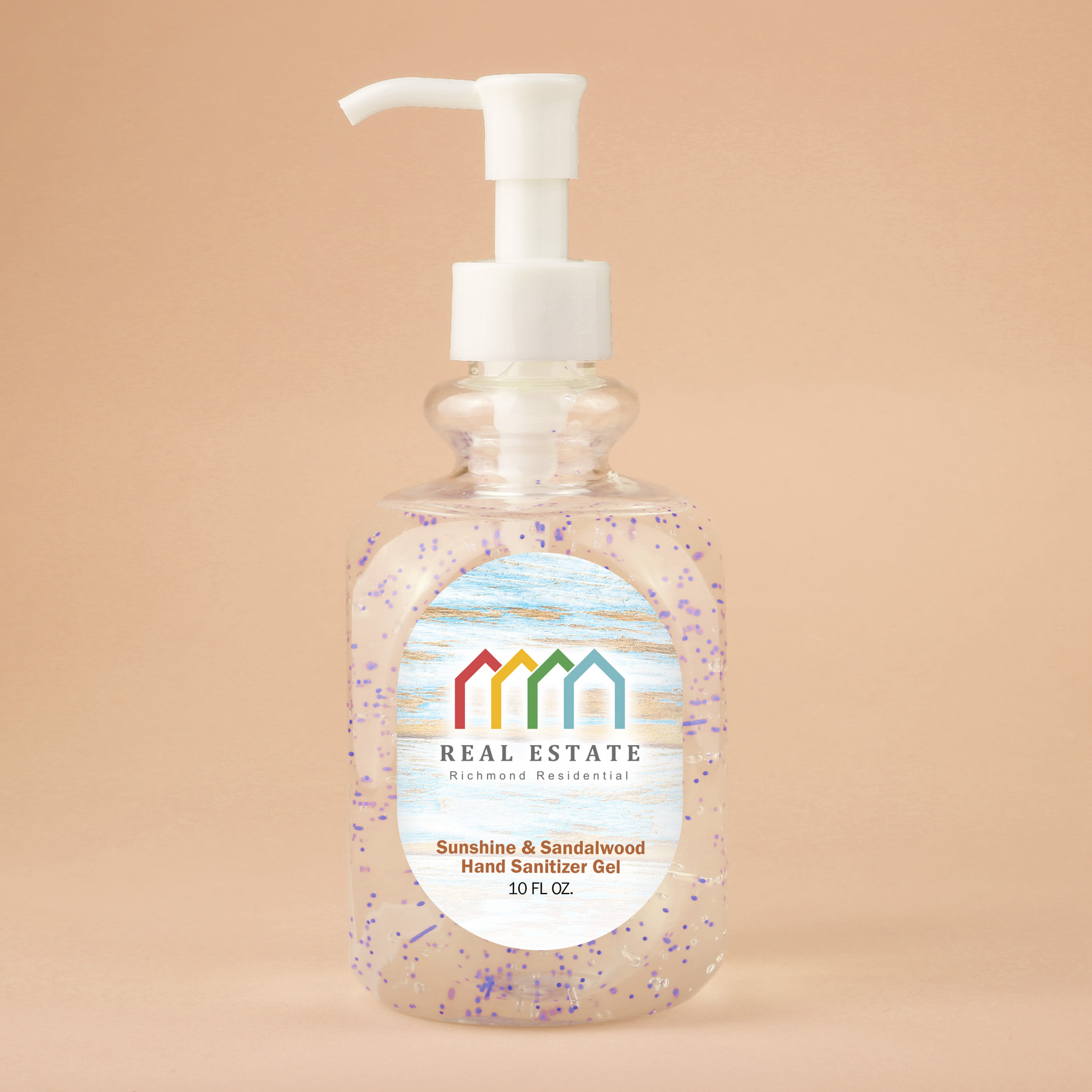 Hand Sanitizer with Moisturizing Beads: 10 oz 2