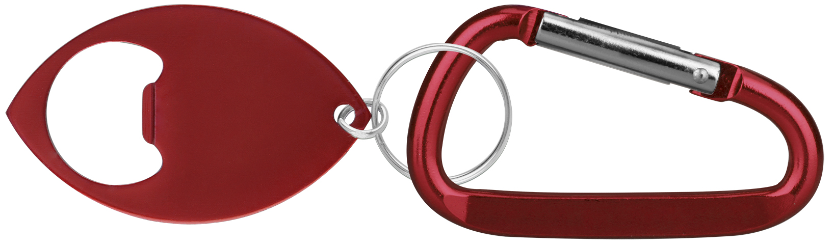 Football Shaped Bottle Opener w/ Key Ring & Carabiner 4