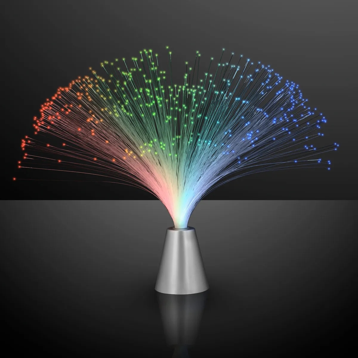 Fiber optic multicolor LED centerpiece 1