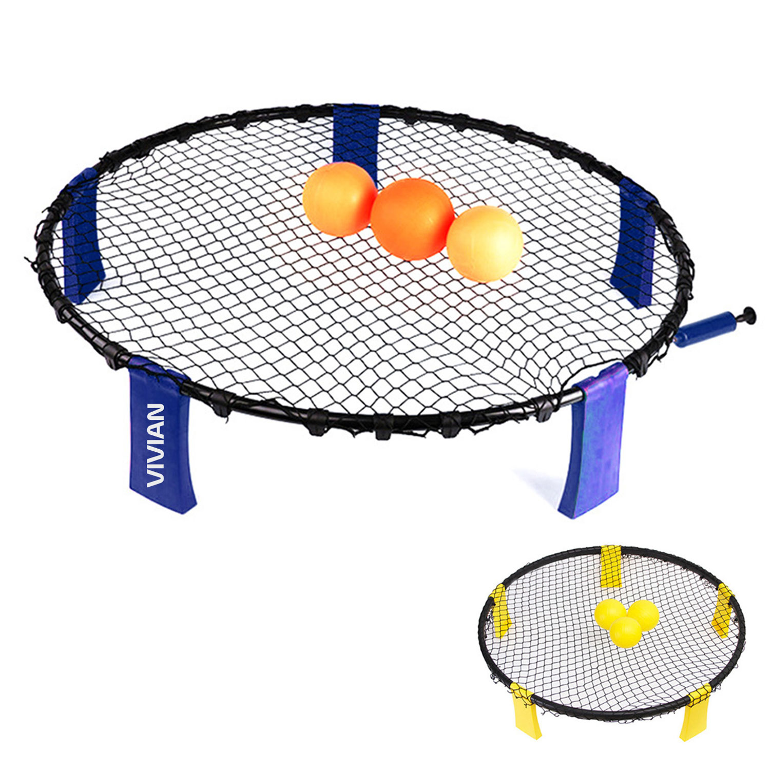 Mini Foldable PVC Beach Volleyball Set 1