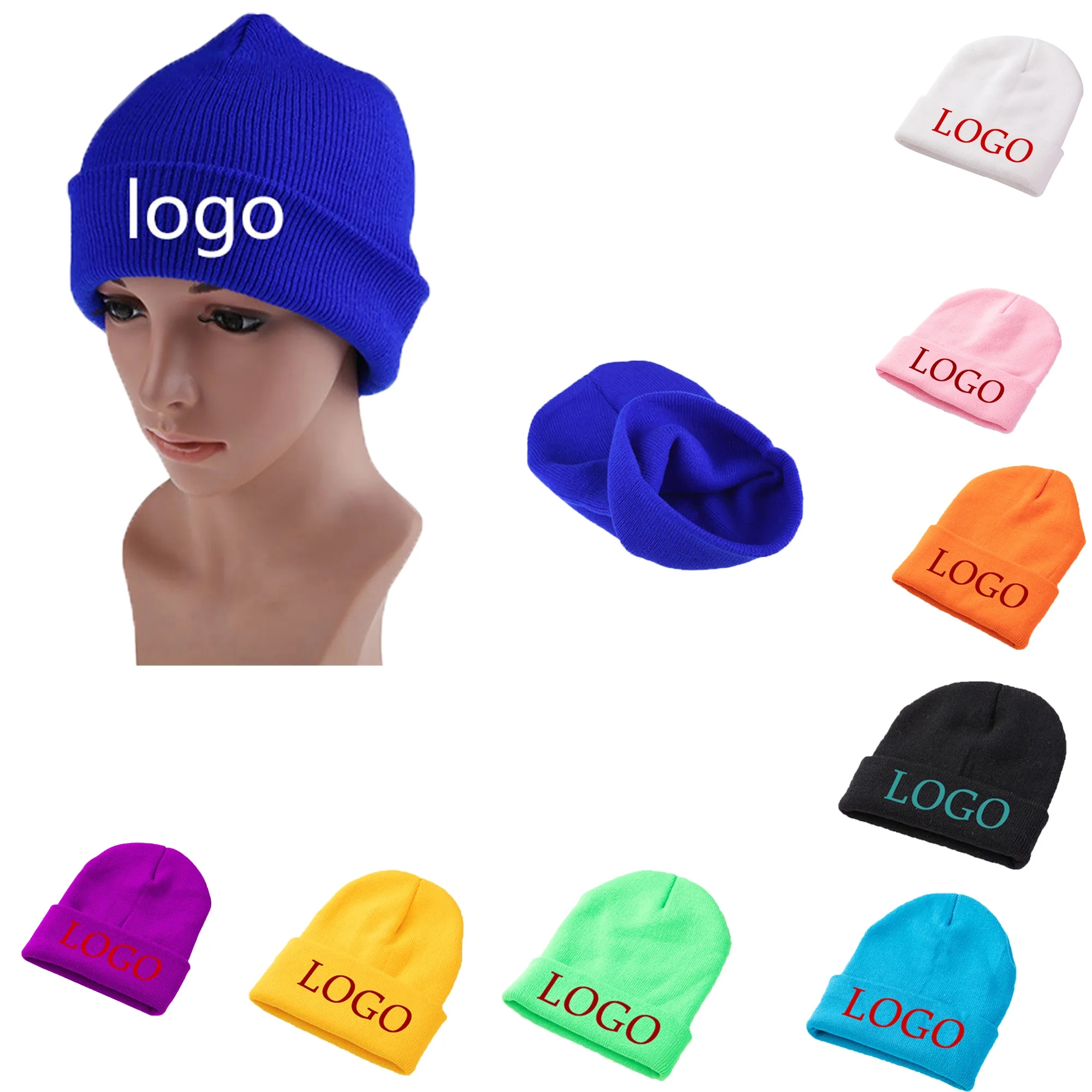 Custom Acrylic Warm Knit Hat 1