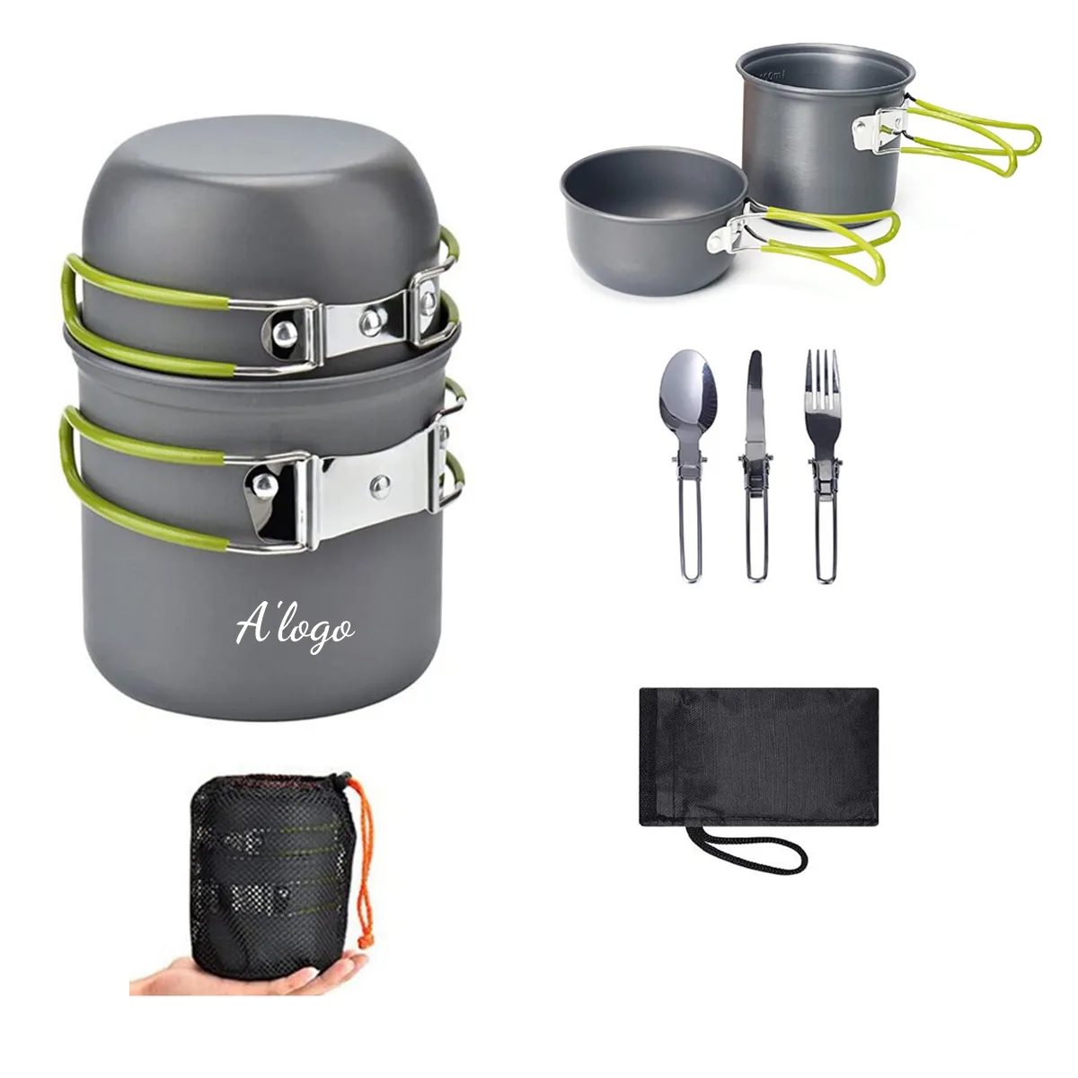Portable Camping Cookware Set 3