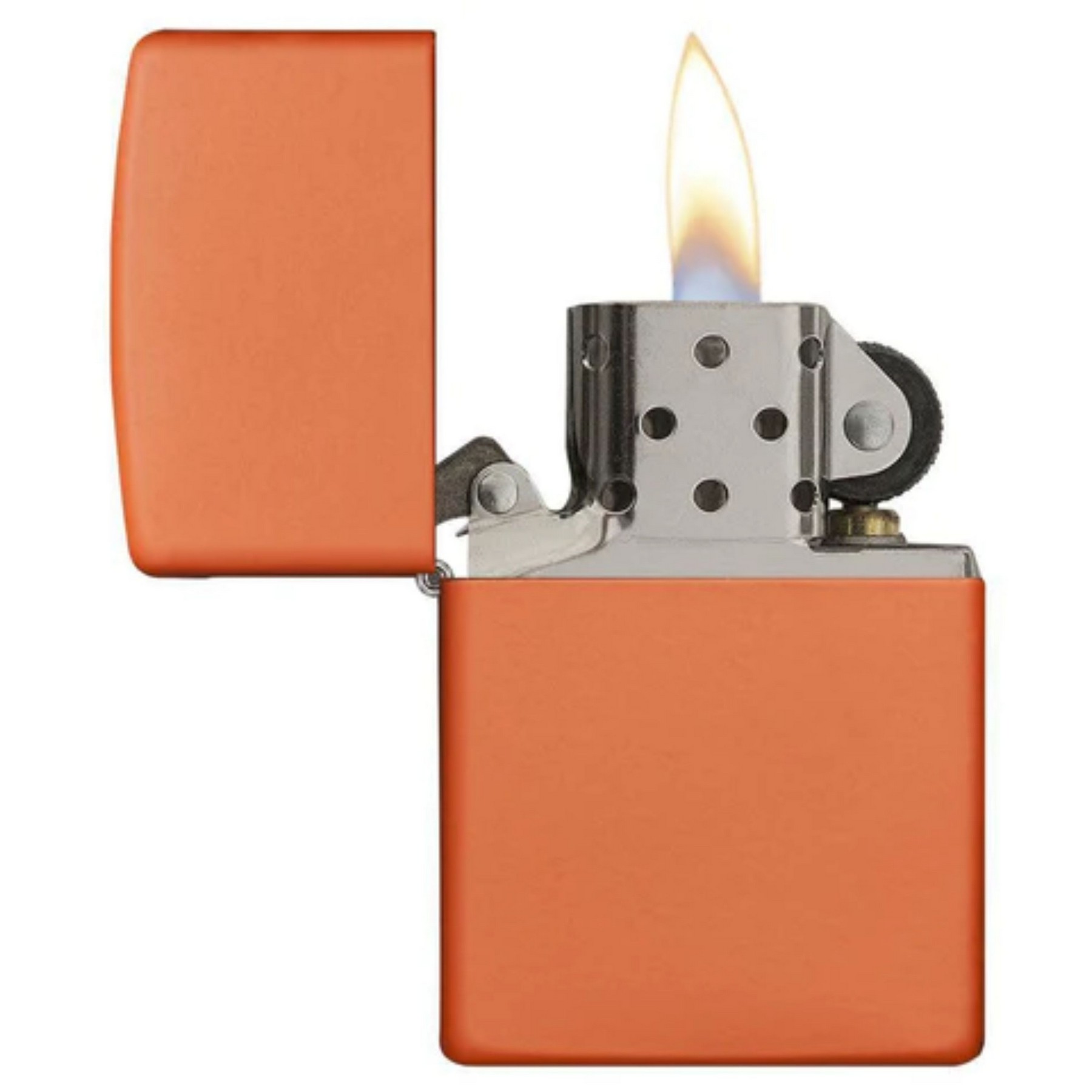 Genuine Zippo windproof lighter - Orange Matte 2