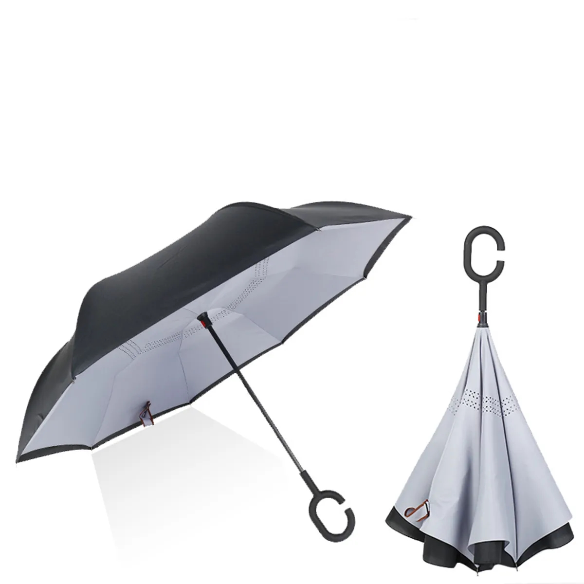 Double Layer C Handle Reverse Umbrella 1