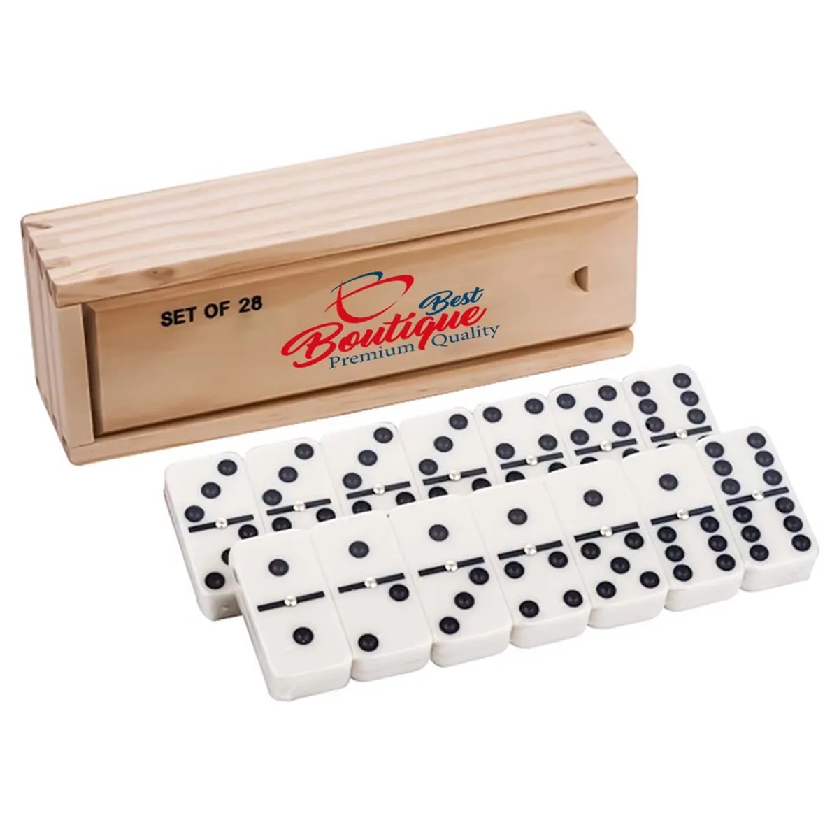 Classical Double 6 Domino Game Set 1