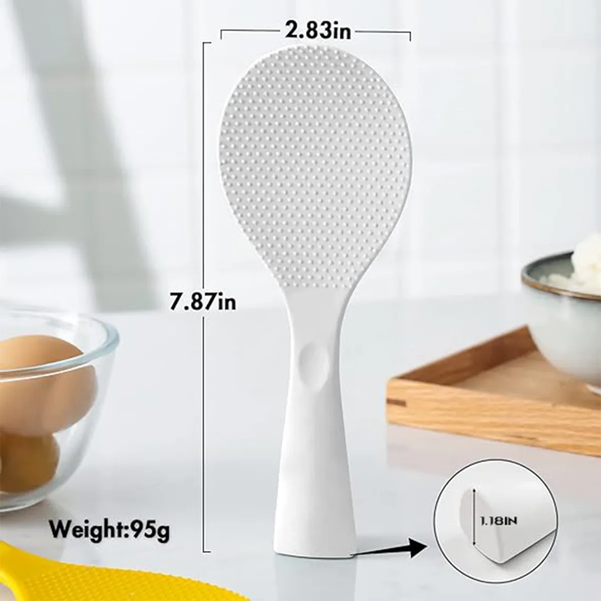Silicone Standing Non Stick Heat Resistant Rice Paddle 6