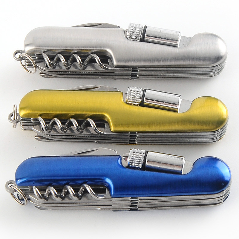 Multi-Function Tool Pocket Knife with Mini Flashlight 6