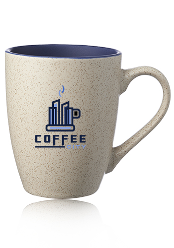 10 oz. Sesame Speckled Dual-Tone Coffee Mugs 18