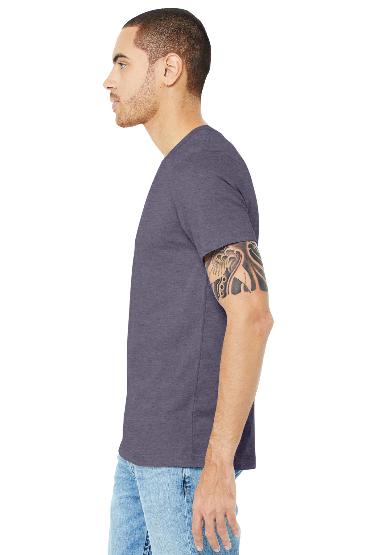 BELLA+CANVAS Unisex Heather CVC Short Sleeve Tee. BC3001CVC 579