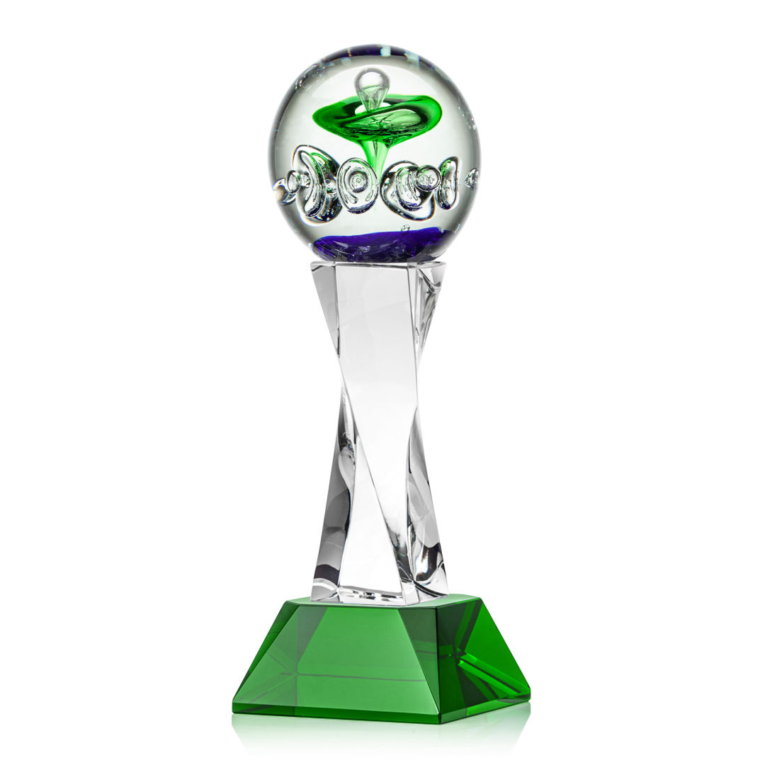 Aquarius Award on Langport Base - Green 3