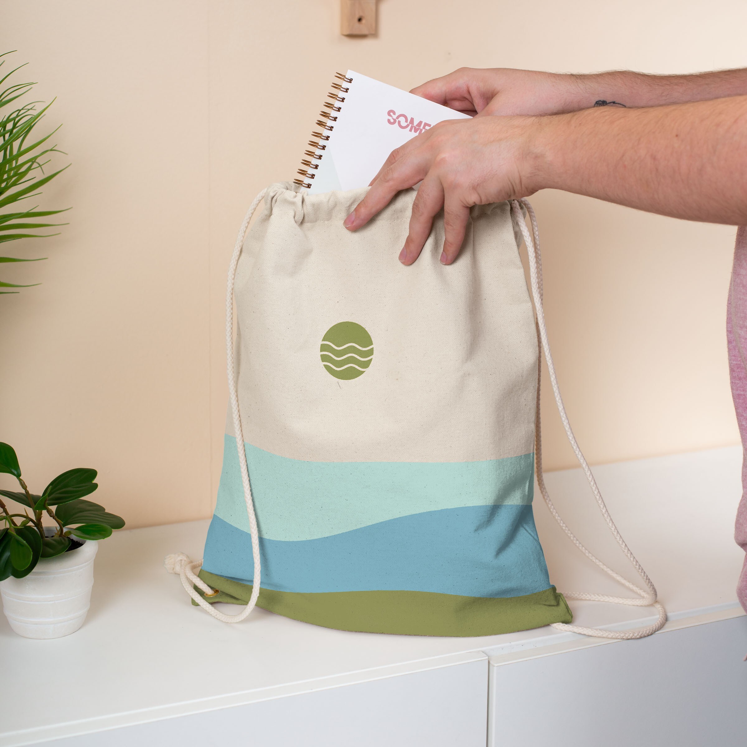 PIGGY BACK - NATURAL CANVAS