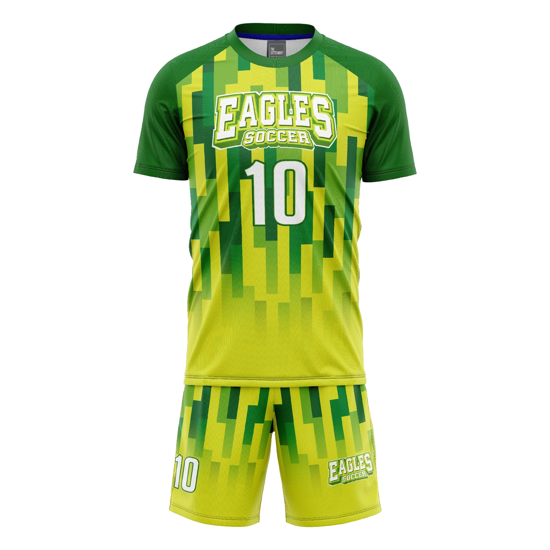Youth Sublimated Soccer Uniform Set (Jersey + Shorts) 1