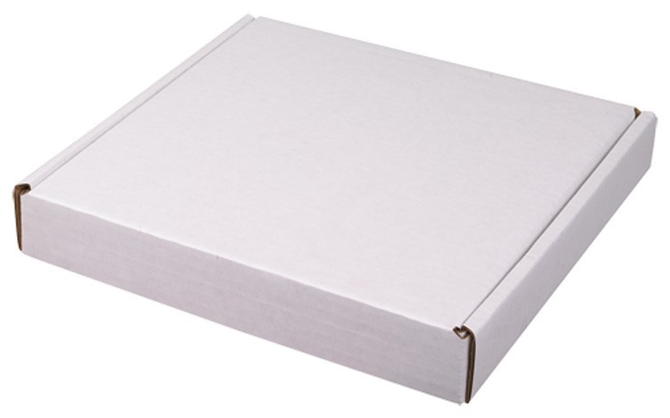 10" x 10" x 1 1/2" - B-Flute Outside Tuck Box 1