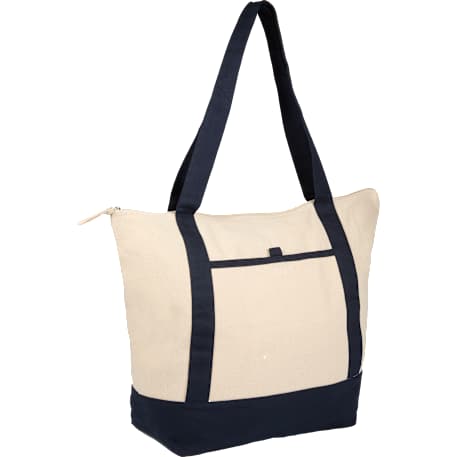 Isle 8oz Organic Cotton Zippered Tote 27