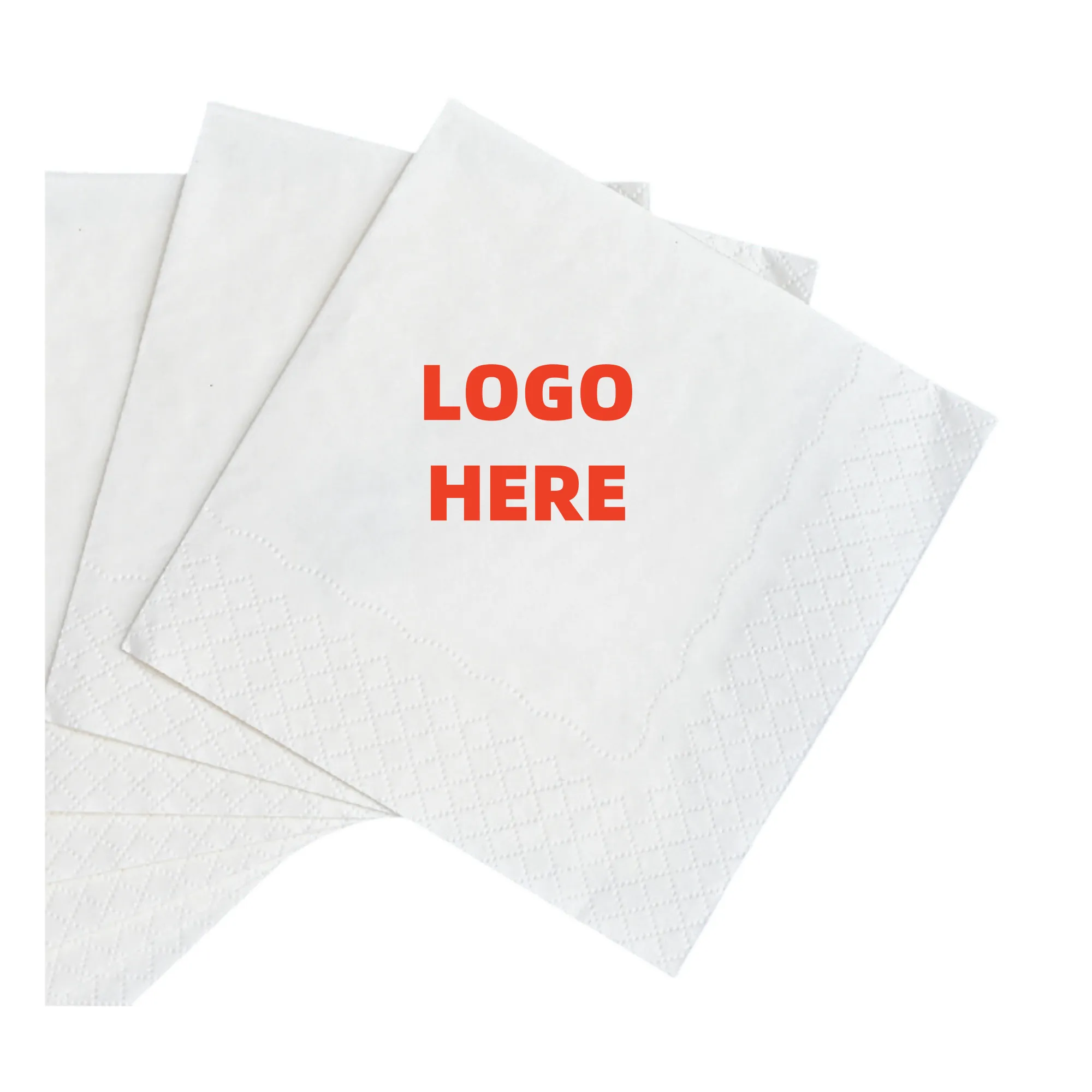 2-Ply White Beverage Napkin 2
