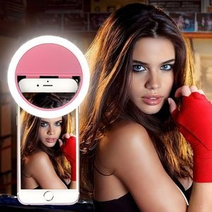 Bright Rechargeable Portable Clip-on Selfie Ring Fill Light 20