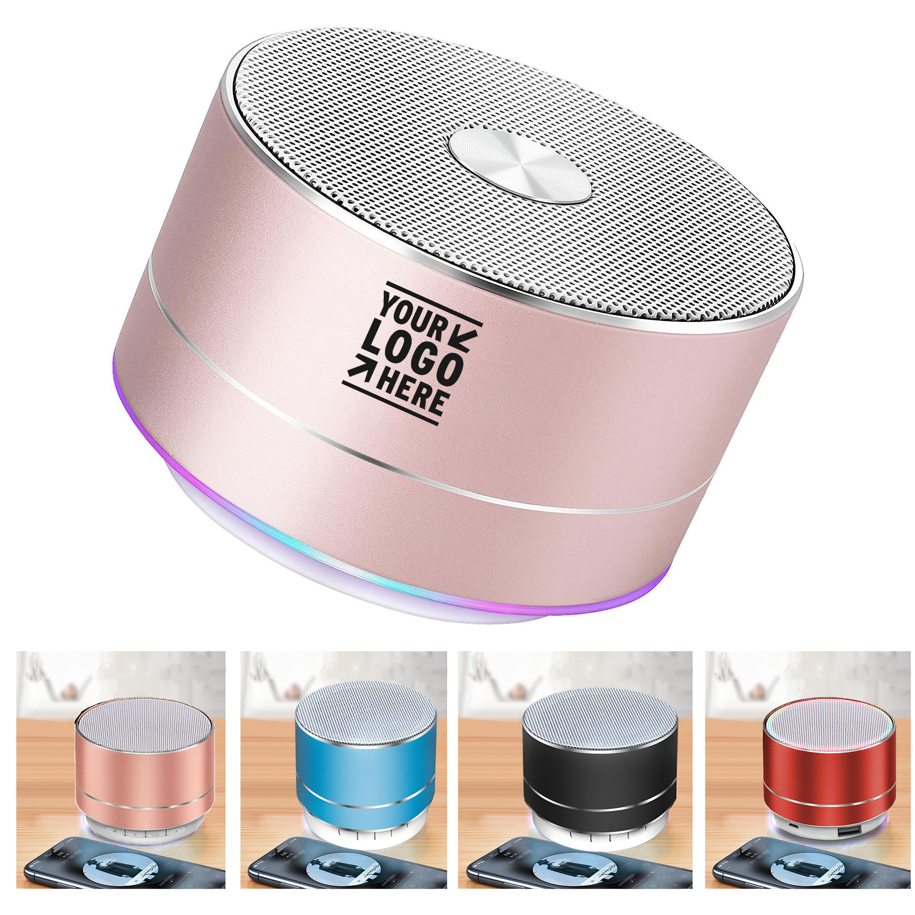 Handsfree Call AUX Line HD Sound Built-in-Mic Portable Wireless Bluetooth Speaker 2